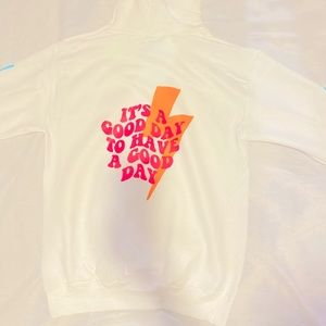 good days smiley face hoodie!